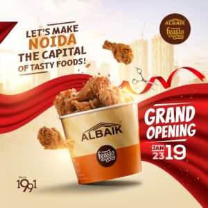 Read more about the article Our new Albaik outlet opened in Noida on 19 January 2023