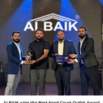 ALBAIK wins the Best Food Court Outlet Award again at LuLu Retail Awards 2026 in Kochi.